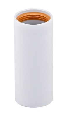 Faluplast, Falu Vulk 75050, Muff, med gummittning, vit i gruppen Avlopp / PVC- och PP-rr / Inomhusavlopp hos Din VVS-Butik (2316165)