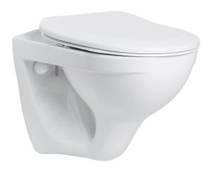 Trevi WC-skl, vgghngd, vit i gruppen Sanitet / WC-stolar / Vgghngd hos Din VVS-Butik (7789251)