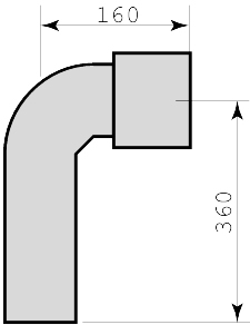 Rebase AB, Avloppsanslutning, enkel   , svart, 110 mm i gruppen Avlopp / PVC- och PP-rr / Inomhusavlopp hos Din VVS-Butik (8070900)