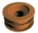 Faluplast, Falu 85509, Gumminippel, brun, 96/50-75mm