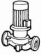 Grundfos, TP 32-120/2 BUBE, Cirkulationspump, med kombiflns, DN32