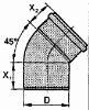 BLCHER, EuroPipe, Bj, 1muff, rd i gruppen Rr & rrdelar / Rostfria rr / Rostfria/syrafasta Rrdelar hos Din VVS-Butik (1550089)