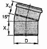 BLCHER, EuroPipe, Bj, 1muff, rd i gruppen Rr & rrdelar / Rostfria rr / Rostfria/syrafasta Rrdelar hos Din VVS-Butik (1550097)