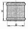 BLCHER, EuroPipe, Skjutmuff, 2muff, grn i gruppen Rr & rrdelar / Rostfria rr / Rostfria/syrafasta Rrdelar hos Din VVS-Butik (1550322)