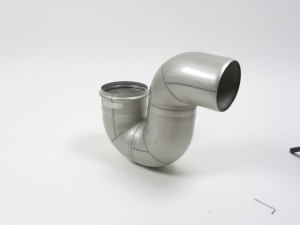 BLÜCHER, EuroPipe, P-vattenlås, 1muff, grön i gruppen Rör & rördelar / Rostfria rör / Rostfria/syrafasta Rördelar hos Din VVS-Butik (1550346)