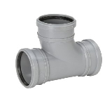 Uponor HTP, Grenrr, 3 muffar svngt, 75x88,5, PP i gruppen Avlopp / PVC- och PP-rr / Markavlopp hos Din VVS-Butik (2318398)