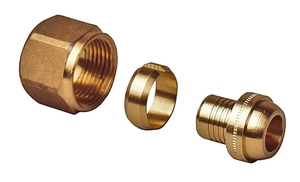 Uponor, WGF, Kopplingsset, G20/17x2,0mm i gruppen Vrme / Golvvrme / Shuntar och tillbehr hos Din VVS-Butik (2417903)