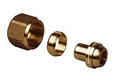 Uponor, Kopplingsset, G20/20x2,0mm i gruppen Vrme / Golvvrme / Shuntar och tillbehr hos Din VVS-Butik (2417905)