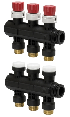 Uponor, Uponor Pro Euro-cone, F�rdelare 3, G20, 3x50c/c avstick i gruppen  hos Din VVS-Butik (2418995H)