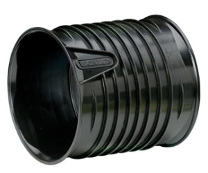 Wavin, X-Stream, Dubbelmuff, svart, 300mm i gruppen Drnering / Vgtrummor hos Din VVS-Butik (2700756)