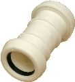 Nordic, Dubbelmuff, vit, 32mm, PP i gruppen Avlopp / PVC- och PP-rr / Markavlopp hos Din VVS-Butik (2830115)