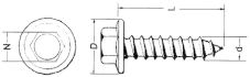 Ahlsell, A, Byggskruv, 6,5x75mm i gruppen Rr & rrdelar / Rrdelar & kopplingar / Fstdetaljer hos Din VVS-Butik (3828587)