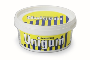 UNIGUM 972, Sanitetskitt, 1,5kg burk i gruppen Rr & rrdelar / Rrdelar & kopplingar / Fstdetaljer hos Din VVS-Butik (4050751)