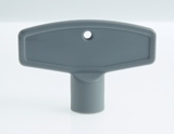 Nyckel, gr, 8mm fyrkant, plast, PA 6 i gruppen Sanitet / Tillbehr/armaturer / vrigt hos Din VVS-Butik (4316503)