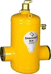 ReTherm Armaturjonsson, Spirovent Air , Luftventil, med svetsndar, gul i gruppen Ventiler / Luftningsventiler hos Din VVS-Butik (4845548)