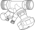 TA, STADA, Injusteringsventil, utvndig gnga, G32 i gruppen Ventiler / Stryp- & gruppventiler hos Din VVS-Butik (4891656)