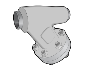 AT4044A20, Smutsfilter, med svetsndar , DN20, PN40 i gruppen Ventiler / Smutsfilter hos Din VVS-Butik (5063615)