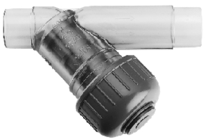 +GF+, GF 305, Smutsfilter, med limslätände, transparent i gruppen Ventiler / Kulventiler / Blandat hos Din VVS-Butik (5065560)
