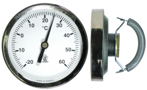 RX-115X, Anlggningstermometer, hus 66mm, -20C till +60C, metall i gruppen Ventiler / Mtare med tillbehr hos Din VVS-Butik (5140108)