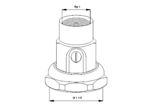 Grundfos, VVC, Ventilkopplingssats, 2 ventiler och  packningar, G25 i gruppen Pumpar / Pumptillbehr hos Din VVS-Butik (5732303)