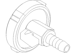 Grundfos, Avluftningsventil, PP  CuZn40Pb2  PE i gruppen Pumpar / Pumptillbehr hos Din VVS-Butik (5732345)