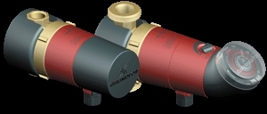 Grundfos, UP 20-14BXUT, Tappvarmvattenpump, med ventil, ur, termostat, G32 i gruppen Pumpar / VVC-pumpar hos Din VVS-Butik (5803059)
