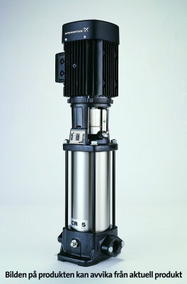 Grundfos Centrifugalpump, CR 1-3 HQQE, med oval flns, G25 i gruppen Pumpar / Tryckstegringspumpar hos Din VVS-Butik (5824801)