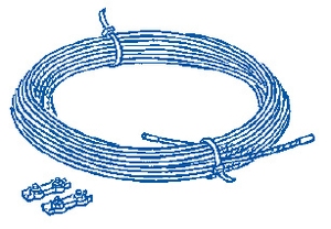 Upphngningswire, med 2 wirels, 100m, ostfritt, syrafast stl i gruppen Pumpar / Djupbrunnspumpar / Tillbehr hos Din VVS-Butik (5854799)