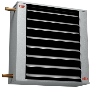 Frico SWS02, Fläktluftvärmare, grå, 12kW vid 80/60°C + 15 230V, anodiserad aluminium i gruppen hos Din VVS-Butik (6724919)