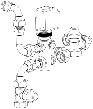 PCVR213, Ventilsats i gruppen Vrme / Radiatorer/Element / Flkt luftvrme hos Din VVS-Butik (6726993)