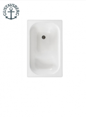 Gustavsberg, Gbg 1051, Sittbadkar, med bottenventil, vit i gruppen Sanitet / Badkar / Kar hos Din VVS-Butik (7320801)