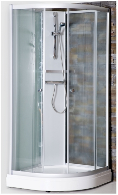 Alterna Express Exclusive, Bakre panel, frostat glas i gruppen Sanitet / Dusch / Duschkabiner hos Din VVS-Butik (7394471)