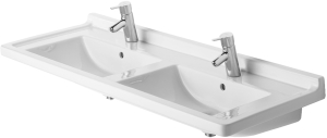 Duravit, Starck 3, Tvttstll, med 2 armaturhl & brddavlopp, vit i gruppen  hos Din VVS-Butik (7455137)