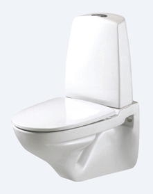 If WC-stol, Sign, vit i gruppen Sanitet / WC-stolar / Vgghngd hos Din VVS-Butik (7856836)