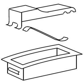 Gustavsberg, NT-21, Tryckanordning, vit i gruppen Sanitet / WC-stolar / Reservdelar/Tillbehr WC / Gustavsberg reservdelar/tillbehr WC hos Din VVS-Butik (7880152)