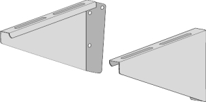 Rebase AB, Konsol, skolmodell frstrkt, vit, L=240 i gruppen Sanitet / Tillbehr/armaturer / vrigt hos Din VVS-Butik (8097035)