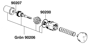 Ws 90206 presto pack i gruppen Sanitet / Tillbehr/armaturer / Ventiler/anslutningsslang hos Din VVS-Butik (8121708)