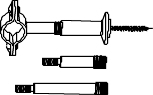 Duschrrsklamma, 18-19, 45-75 i gruppen Sanitet / Dusch / Duschutrustning hos Din VVS-Butik (8180374)