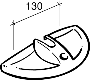 Gustavsberg, Arctic , Tvlkopp, frkromad i gruppen Sanitet / Dusch / Duschutrustning hos Din VVS-Butik (8218230)