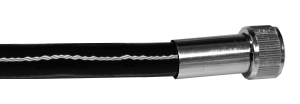 Arrow, Hgtryckslang, med fjder i ena nden, svart, 1,5 m i gruppen Sanitet / Dusch / Duschutrustning hos Din VVS-Butik (8322760)