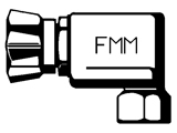 FMM, Vinkelventil, med ratt, G15 i gruppen Sanitet / Tillbehr/armaturer / Nipplar/kopplingar/fsten hos Din VVS-Butik (8530467)