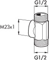 MA, Koppling, T-koppling, 16 i gruppen Sanitet / Tillbehr/armaturer / Nipplar/kopplingar/fsten hos Din VVS-Butik (8543486)