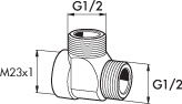 MA, Koppling, rak, 16 i gruppen Sanitet / Tillbehr/armaturer / Nipplar/kopplingar/fsten hos Din VVS-Butik (8543491)