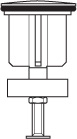 Ventilplugg, modell 80 i gruppen Sanitet / Blandare / Reservdelar/Tillbehr hos Din VVS-Butik (8572654)