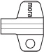 MA, Nyckel, 8mm 4-kantspindel i gruppen Sanitet / Blandare / Reservdelar/Tillbehr hos Din VVS-Butik (8938245)