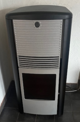 Lilla Frö svart/grå, till skorsten i gruppen Värme / Eldstäder / Kaminer hos Din VVS-Butik (K2071SG)