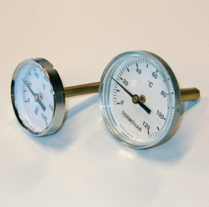 Vrmebaronen Termometer 0-120C  7 mm  i gruppen Reservdelar / Reservdelar Vrmebaronen / Ackstyrning 3 hos Din VVS-Butik (VB380055)