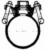Hawle 3800, Anborrningsbygel, 400xR50, PN16