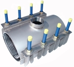 VATEK, RG2, Anborrningsmuff, dubbelband, 108-128xG50