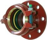 VATEK, PLASTFIX-WAFLEX, Flänskoppling, flänsborrning PN10, DN100x110